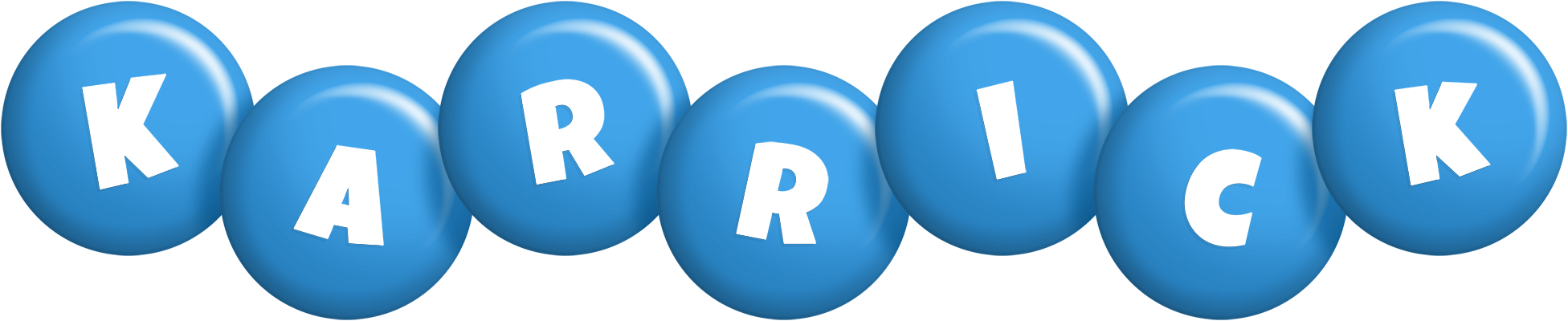Karrick candy-blue logo