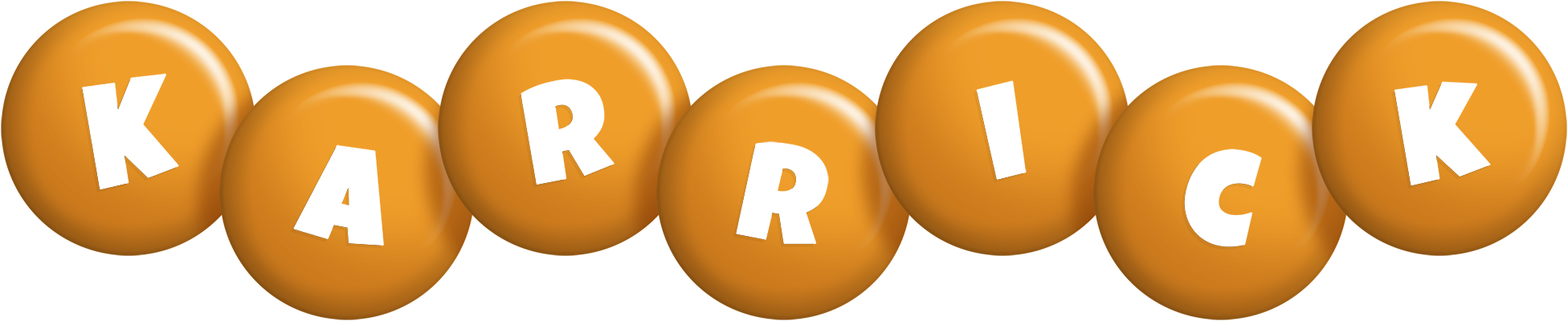 Karrick candy-orange logo