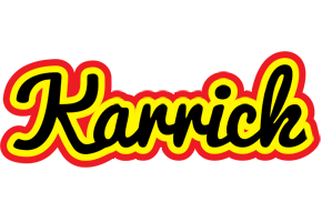 Karrick flaming logo