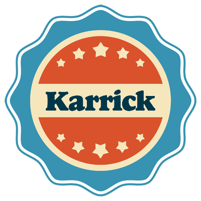 Karrick labels logo