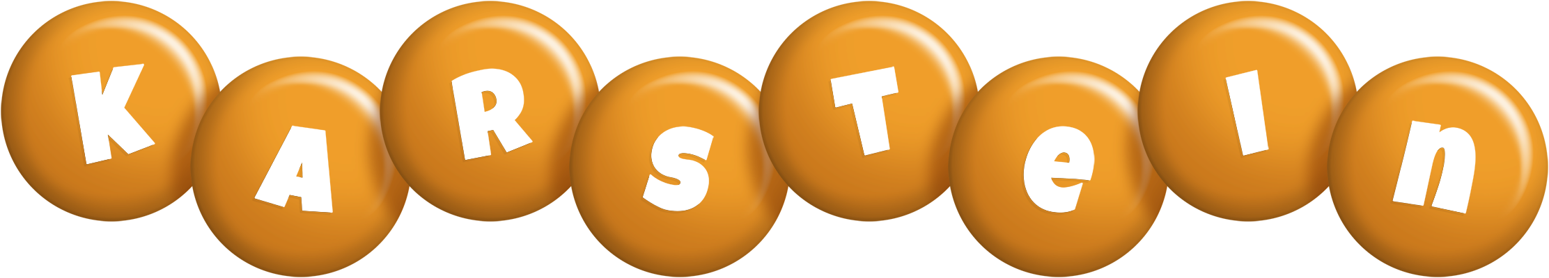 Karstein candy-orange logo