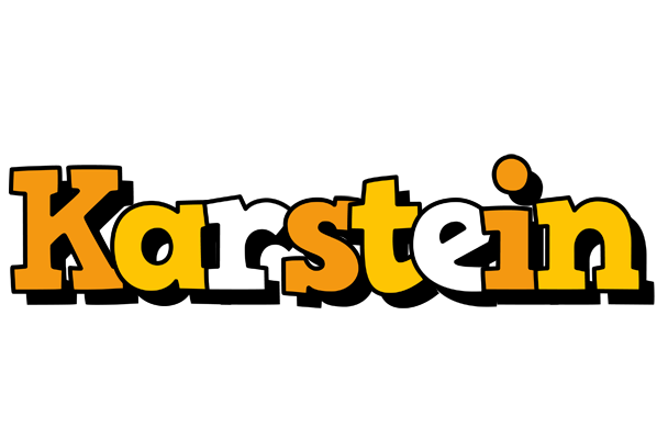 Karstein cartoon logo