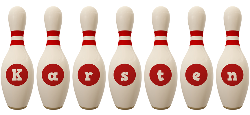 Karsten bowling-pin logo