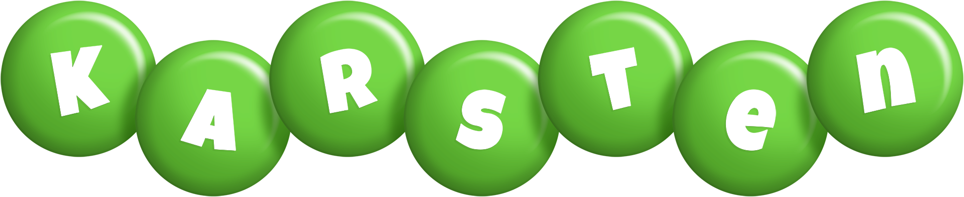 Karsten candy-green logo