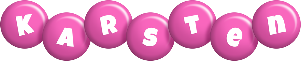 Karsten candy-pink logo