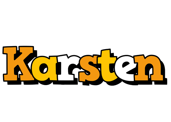 Karsten cartoon logo