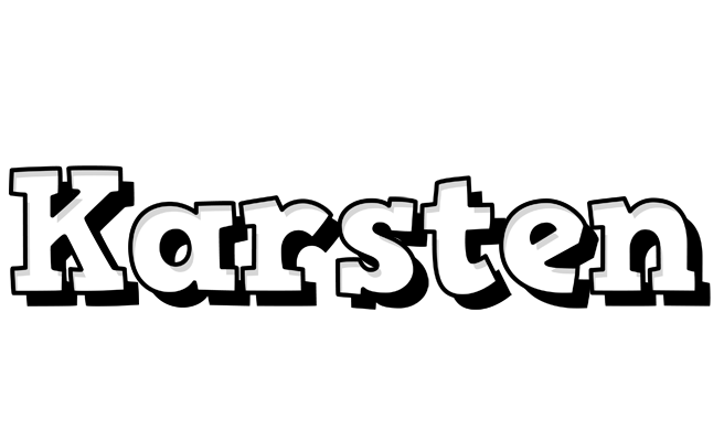 Karsten snowing logo