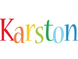Karston birthday logo