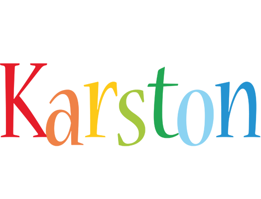 Karston birthday logo