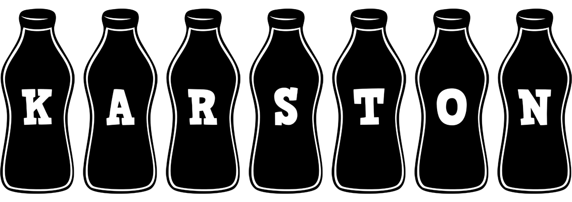 Karston bottle logo