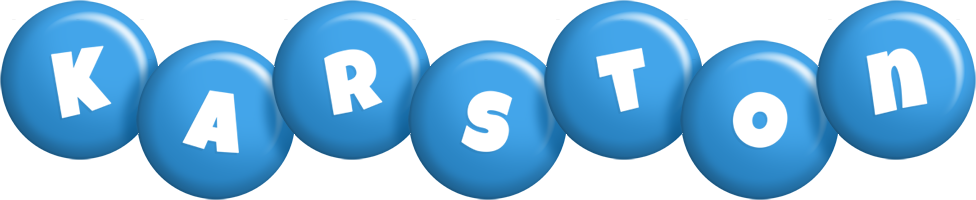 Karston candy-blue logo