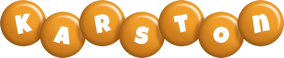 Karston candy-orange logo