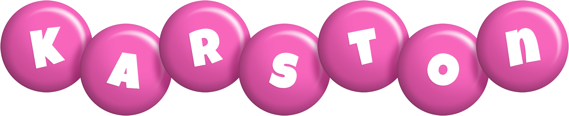Karston candy-pink logo