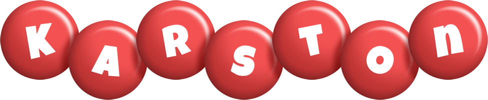 Karston candy-red logo