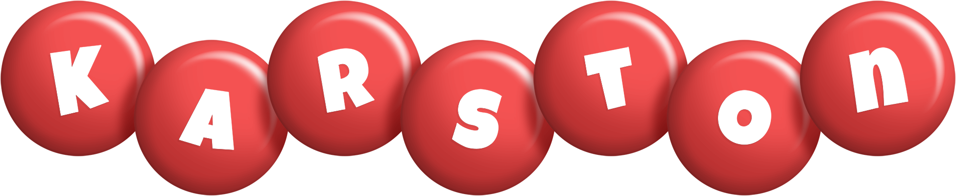 Karston candy-red logo