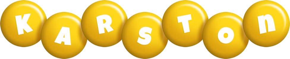 Karston candy-yellow logo