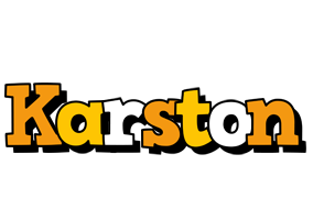 Karston cartoon logo