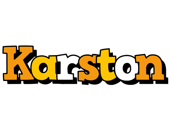 Karston cartoon logo