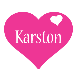 Karston love-heart logo