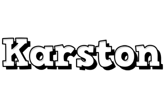 Karston snowing logo