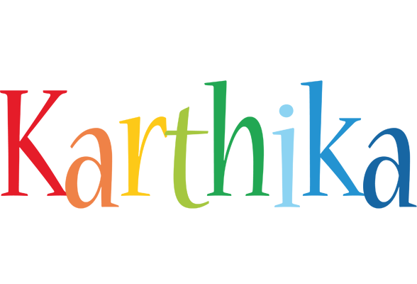 Karthika birthday logo