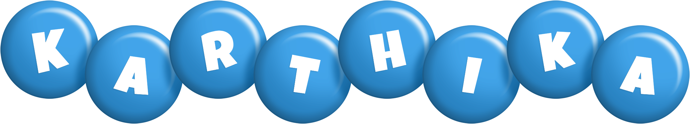 Karthika candy-blue logo