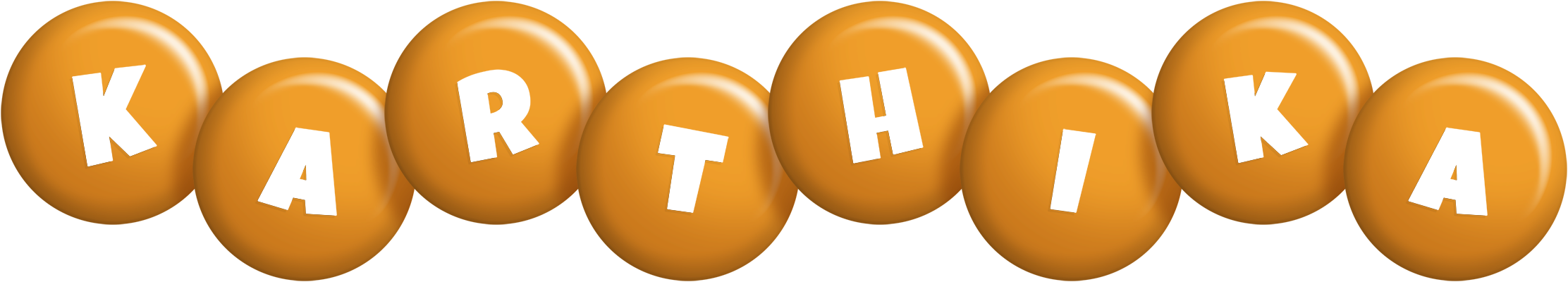 Karthika candy-orange logo
