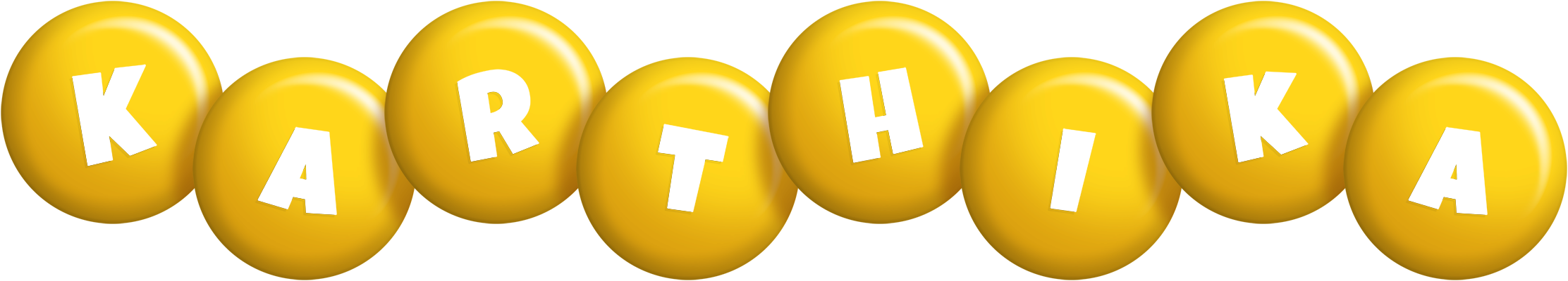 Karthika candy-yellow logo