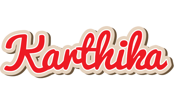 Karthika chocolate logo