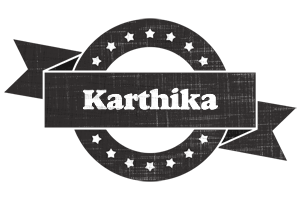 Karthika grunge logo