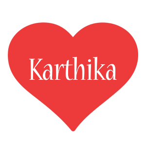 Karthika love logo