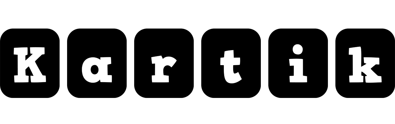 Kartik box logo