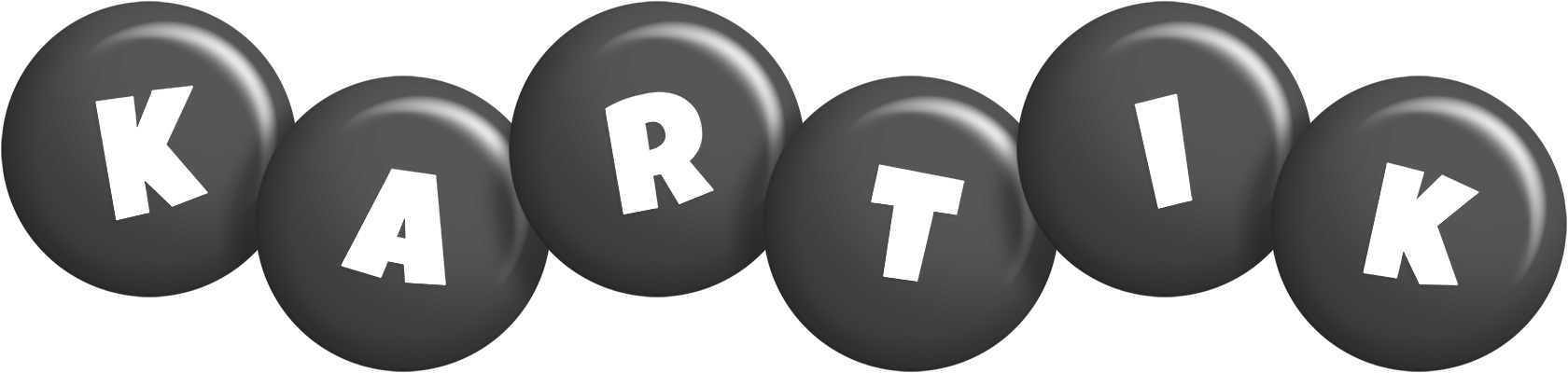 Kartik candy-black logo