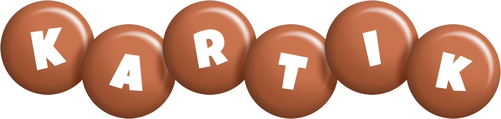 Kartik candy-brown logo