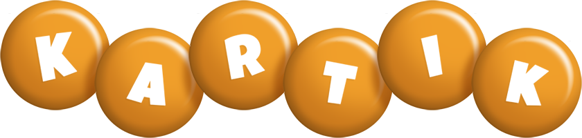 Kartik candy-orange logo