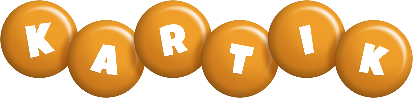 Kartik candy-orange logo