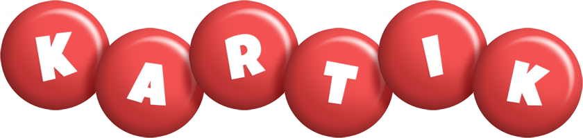 Kartik candy-red logo