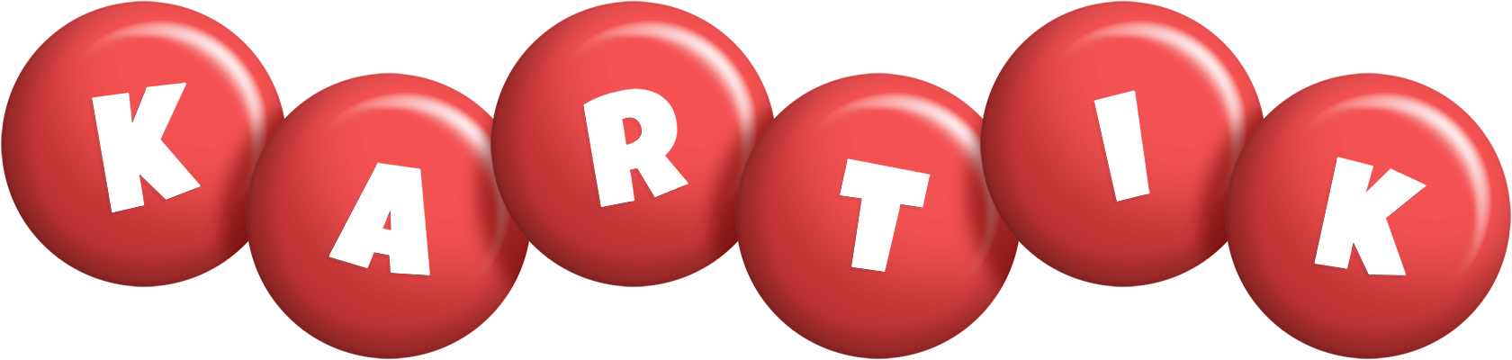 Kartik candy-red logo