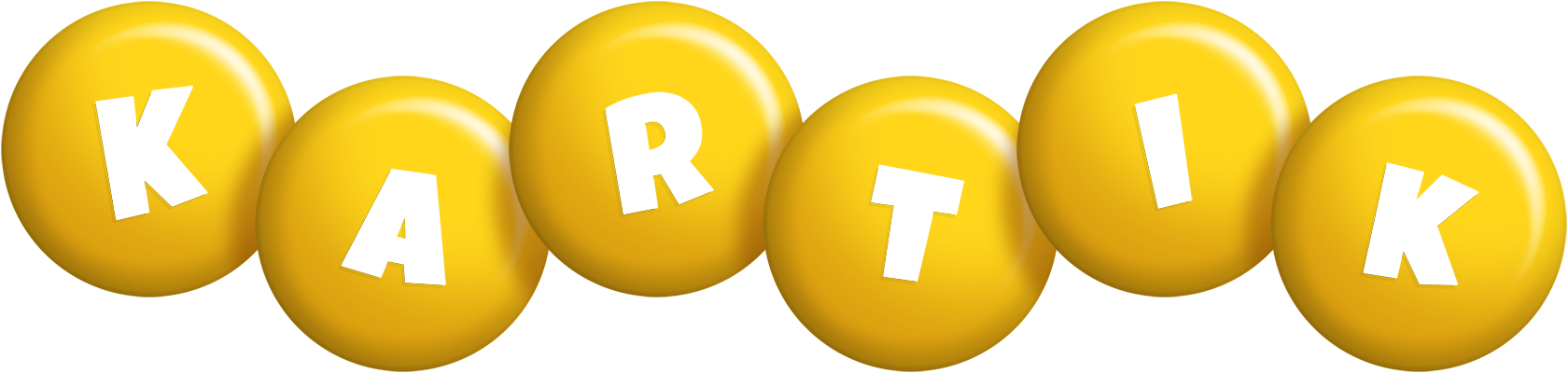 Kartik candy-yellow logo