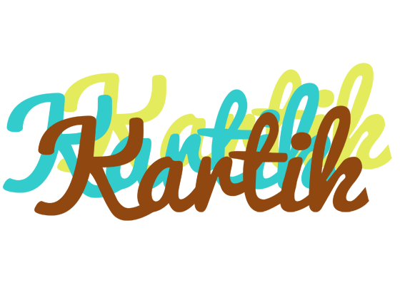 Kartik cupcake logo