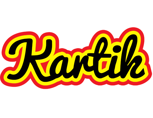Kartik flaming logo