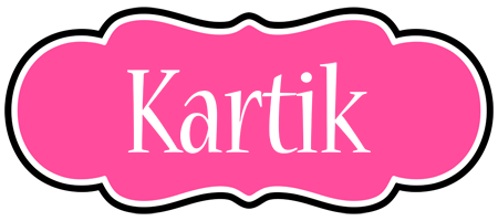 Kartik invitation logo