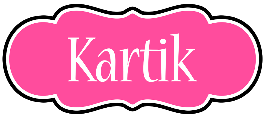 Kartik invitation logo
