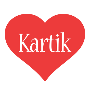 Kartik love logo