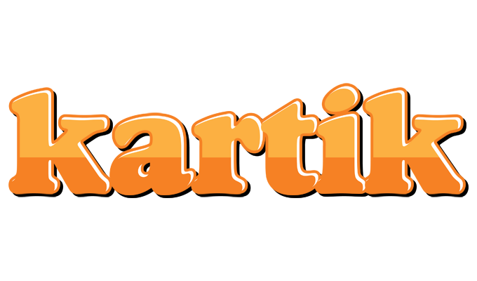 Kartik orange logo