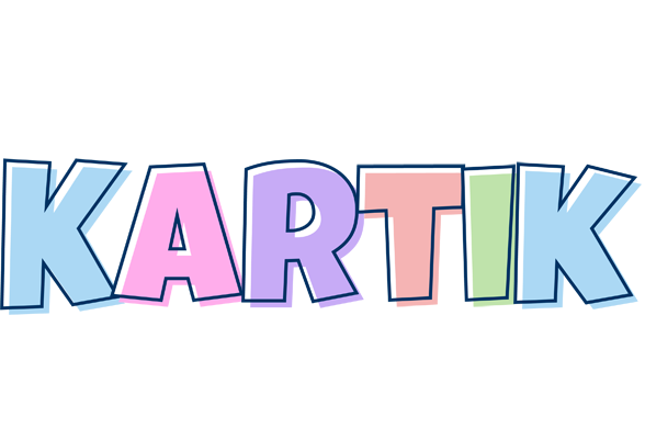 Kartik pastel logo
