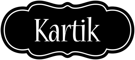 Kartik welcome logo