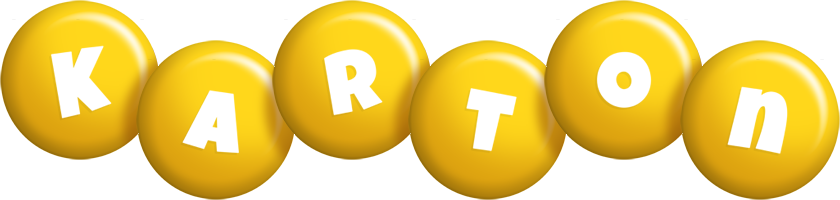 Karton candy-yellow logo