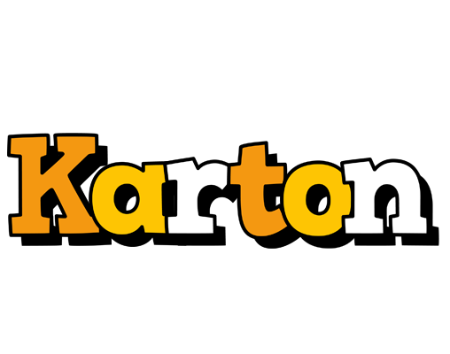 Karton cartoon logo