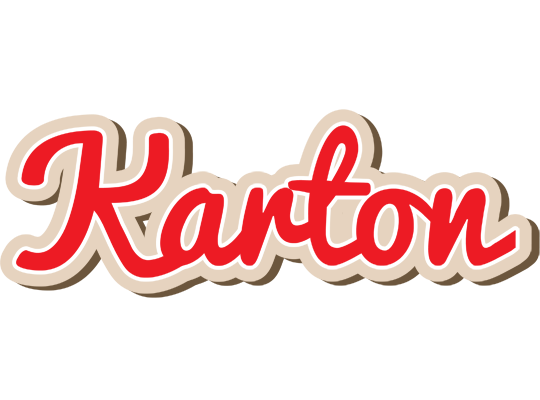 Karton chocolate logo